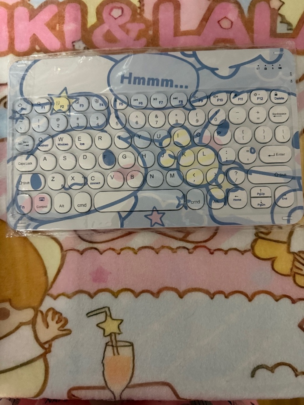 cinnamoroll bluetooth keyboard
